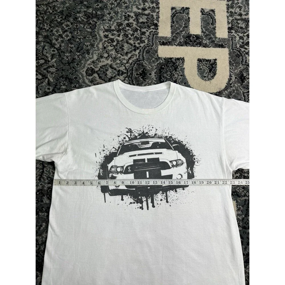 Vintage 2000s Mustang Don’t Even Try To Keep Up Xl White Shirt